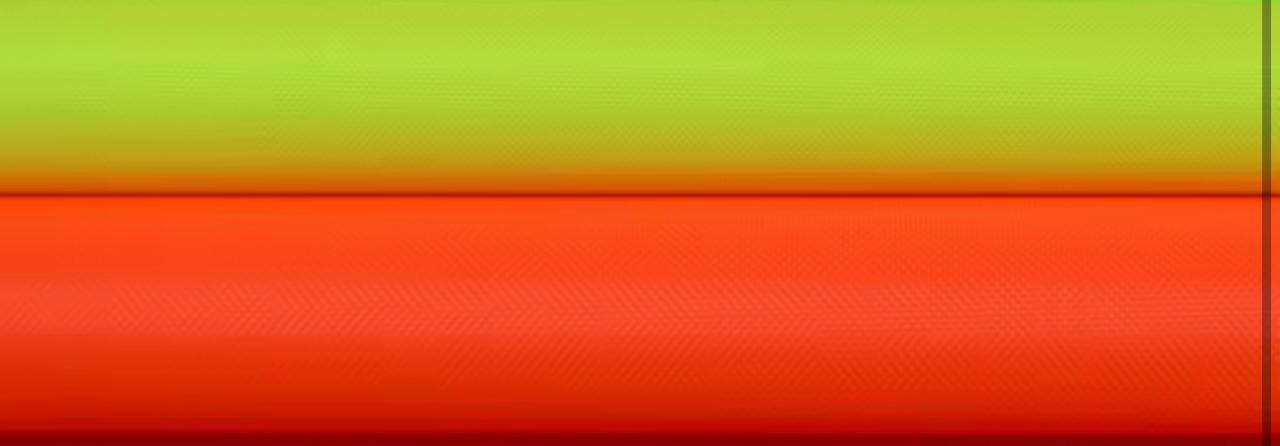 Reflective Fluorescent Green / Orange Fabric